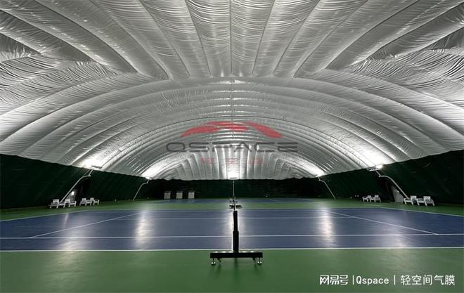 气膜网球馆:极速建造全天候舒适享受运动无忧—轻空间